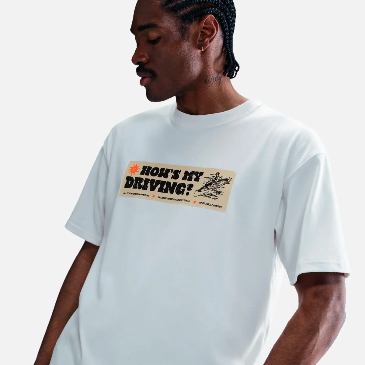 T-shirt com autocolante Nike ACG Canoe HV1294-121 - Image 3