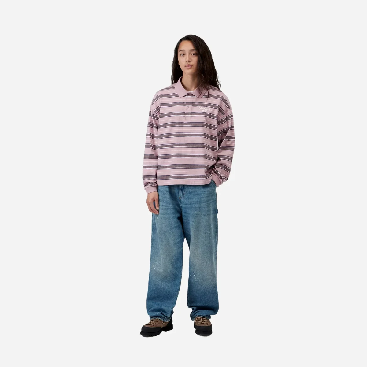 CARHARTT W.I.P. Women’s L/S Bronson Polo I037172.3UG.XX - Image 6