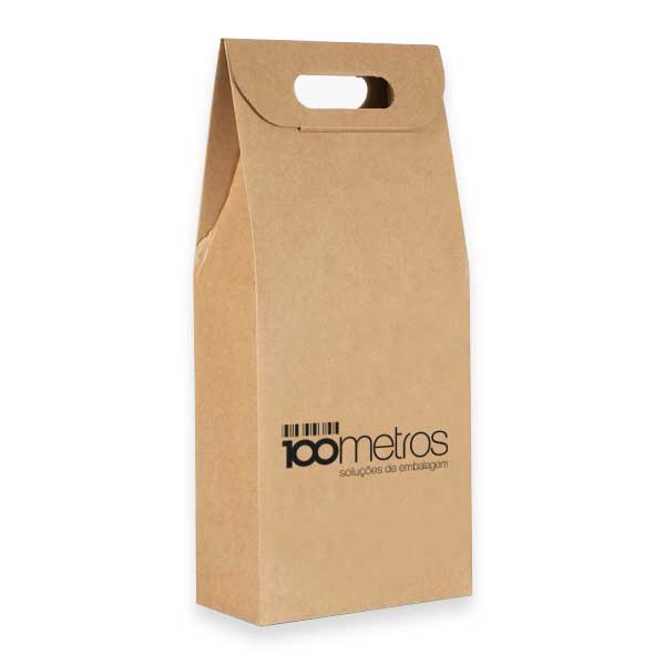 Caixas Kraft Personalizadas para Garrafas - Image 2
