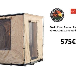 Toldo Front Runner 2mt + anexo 2mt x 2mt