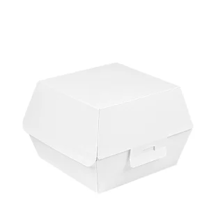 Caixa para Hambúrguer em Cartão Nano-Micro Branco 14,4 x 13,6cm