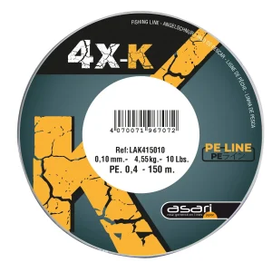 Linha Asari Premium Multifilamento 4X-K 150m PE (0.15-0.30)