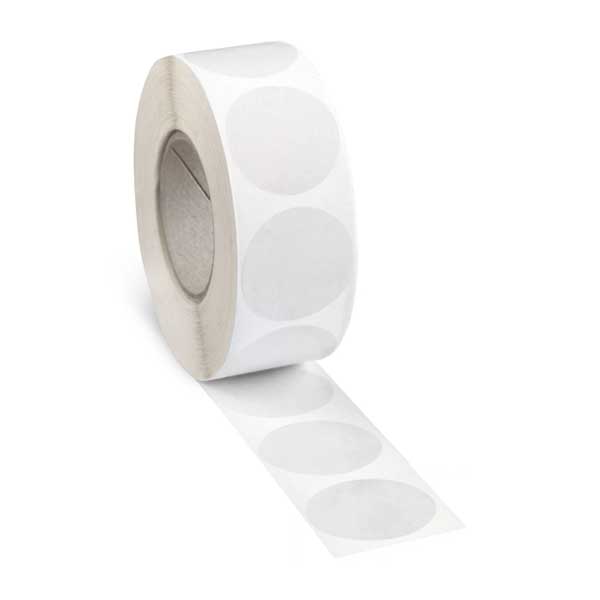 Rolo de Etiquetas Autocolantes Transparentes Redondas - Image 2
