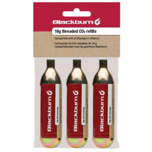 Refil 3 Cartuchos CO2 16gr Com Rosca – Blackburn